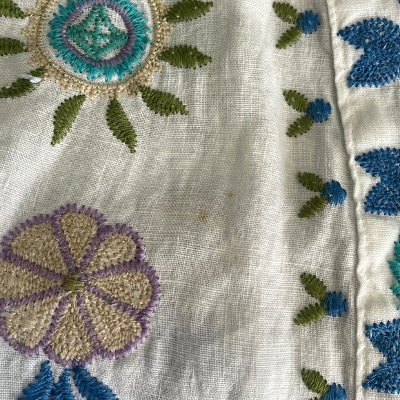 Johnny Was Oriel Cropped Linen Kimono - Picture 16 of 16